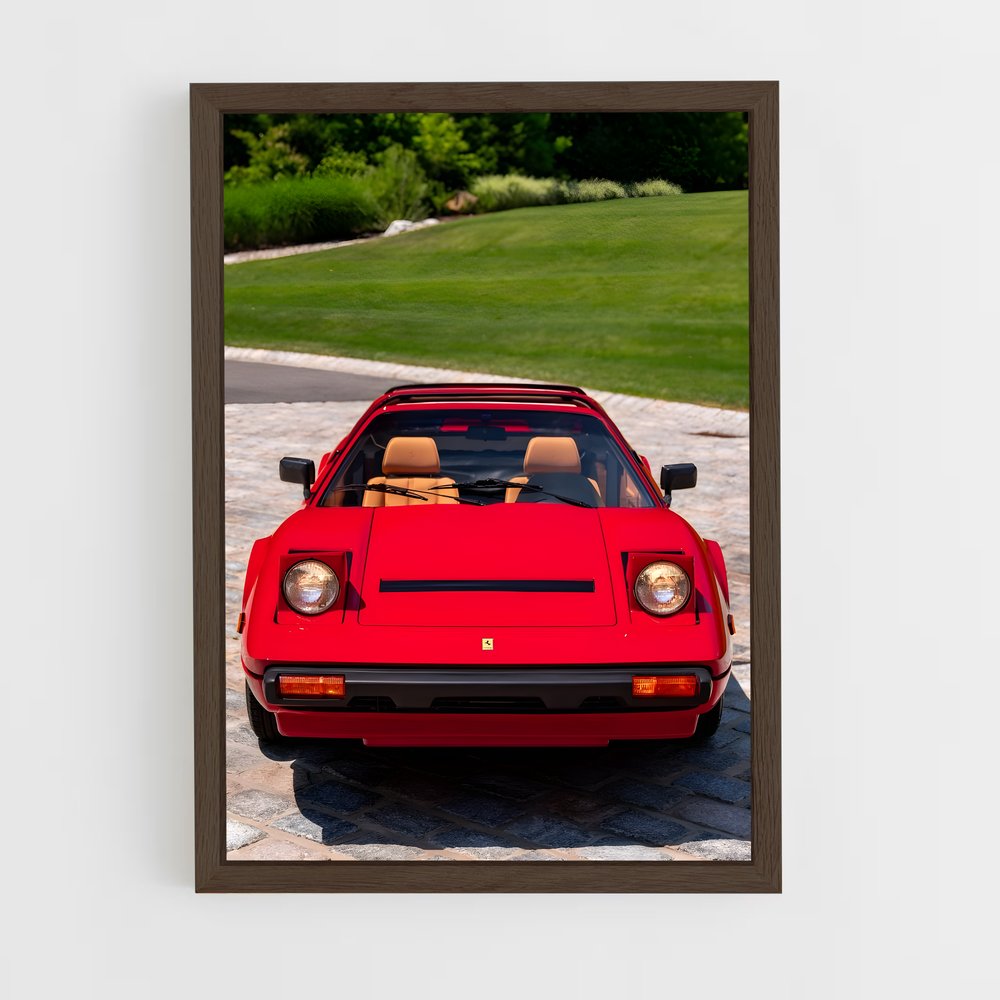 Poster Ferrari Rouge 308 (vue 5)